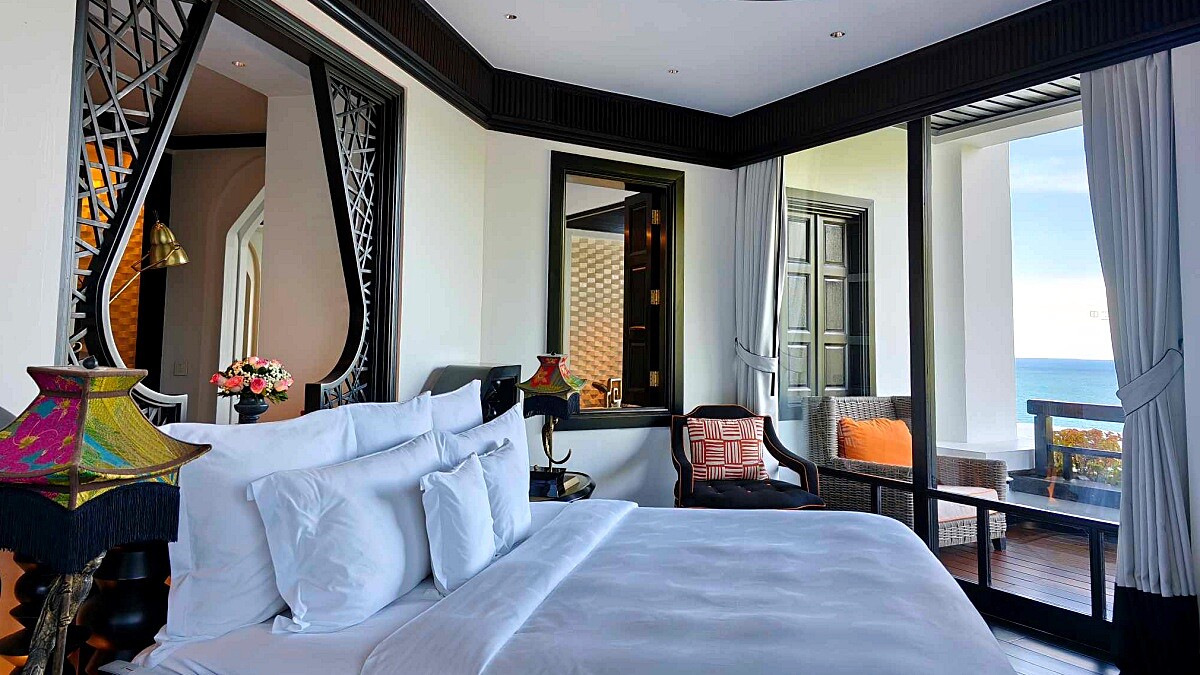 每間房都能飽覽山海景色