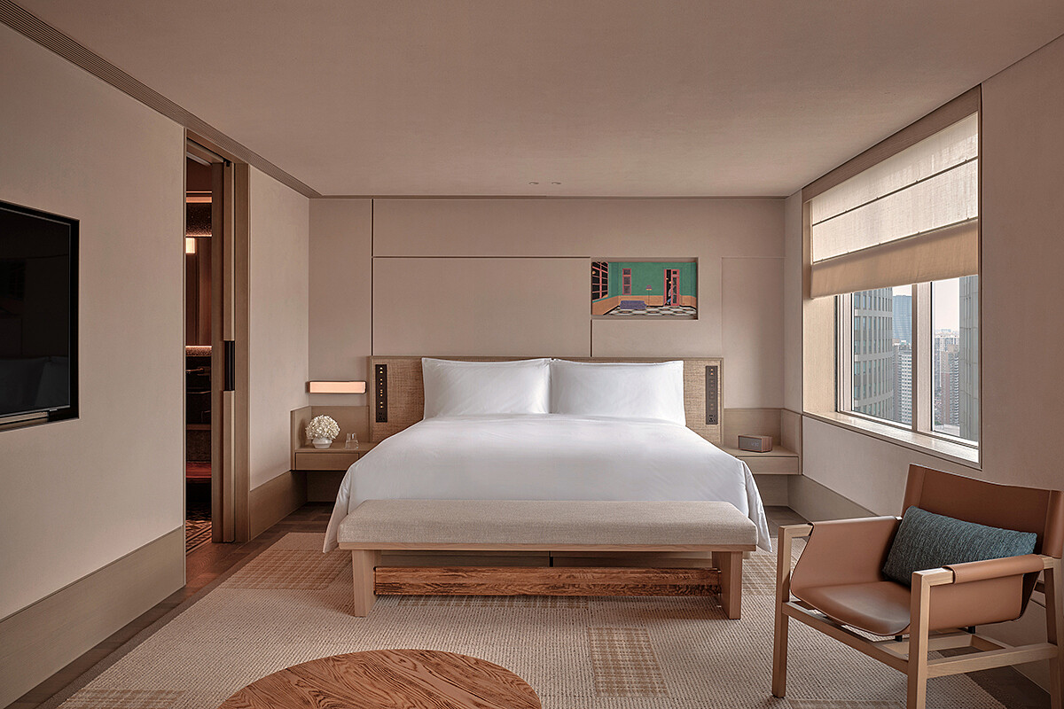 阿麗拉上海擁有186間客房、94間套房。