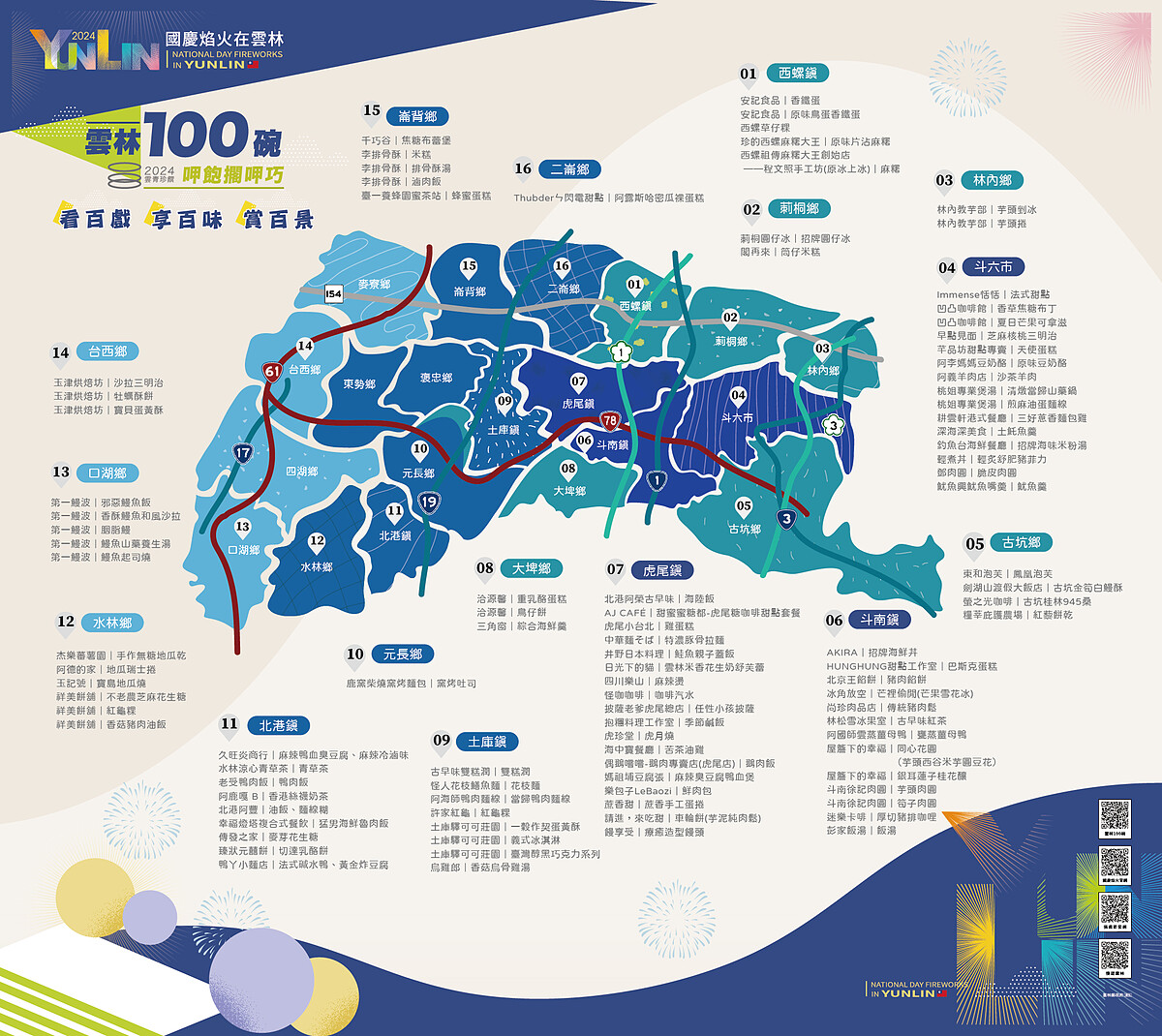 「2024國慶焰火在雲林」推薦美食