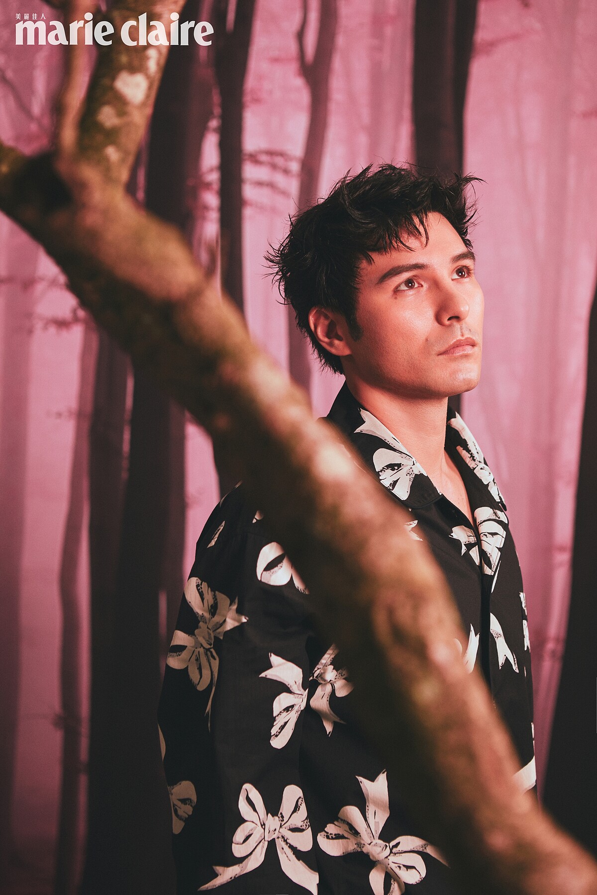 蝴蝶結印花襯衫，Coach。