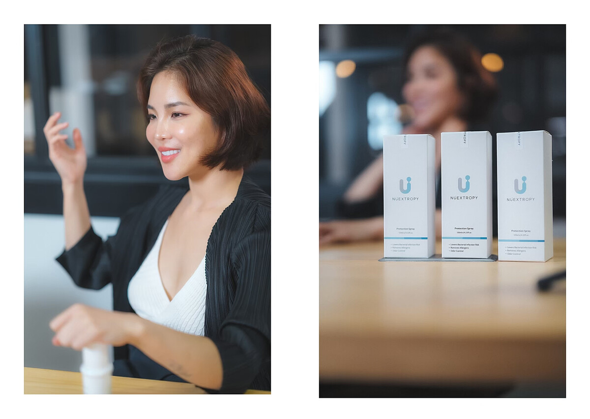 NUEXTROPY主理人Anna分享益生菌如何作用在環境上的原理，透過以菌制菌方式減少壞菌滋生，平衡整體菌落生態於生活的空間中。