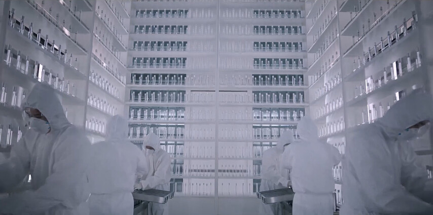 實驗室裡數以萬計的納人