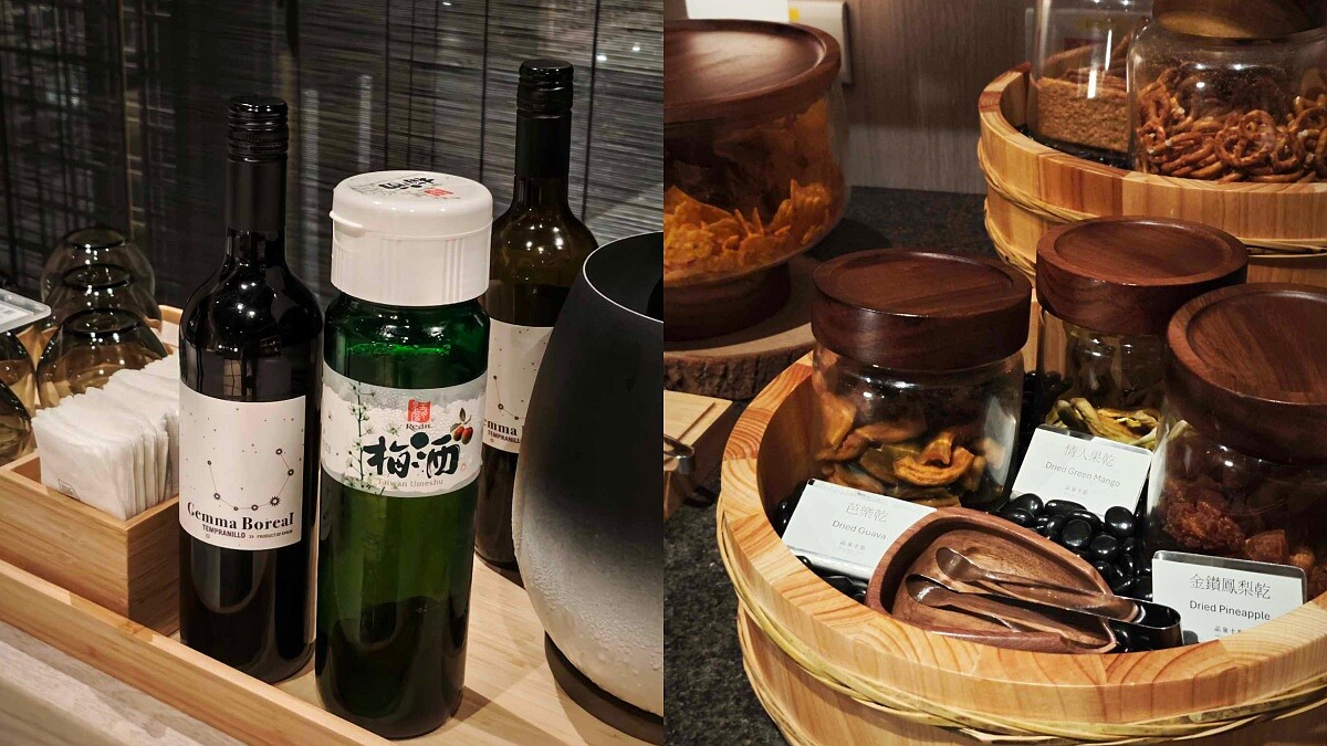 飯店大廳左側的「泉咏Gallery」每天傍晚有Happy Hour提供住客小食、酒水享用