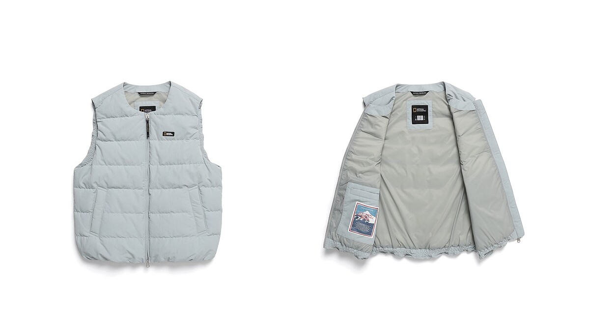 HERON輕量羽絨背心(LIGHTJADE)建議售價，NT4,680。