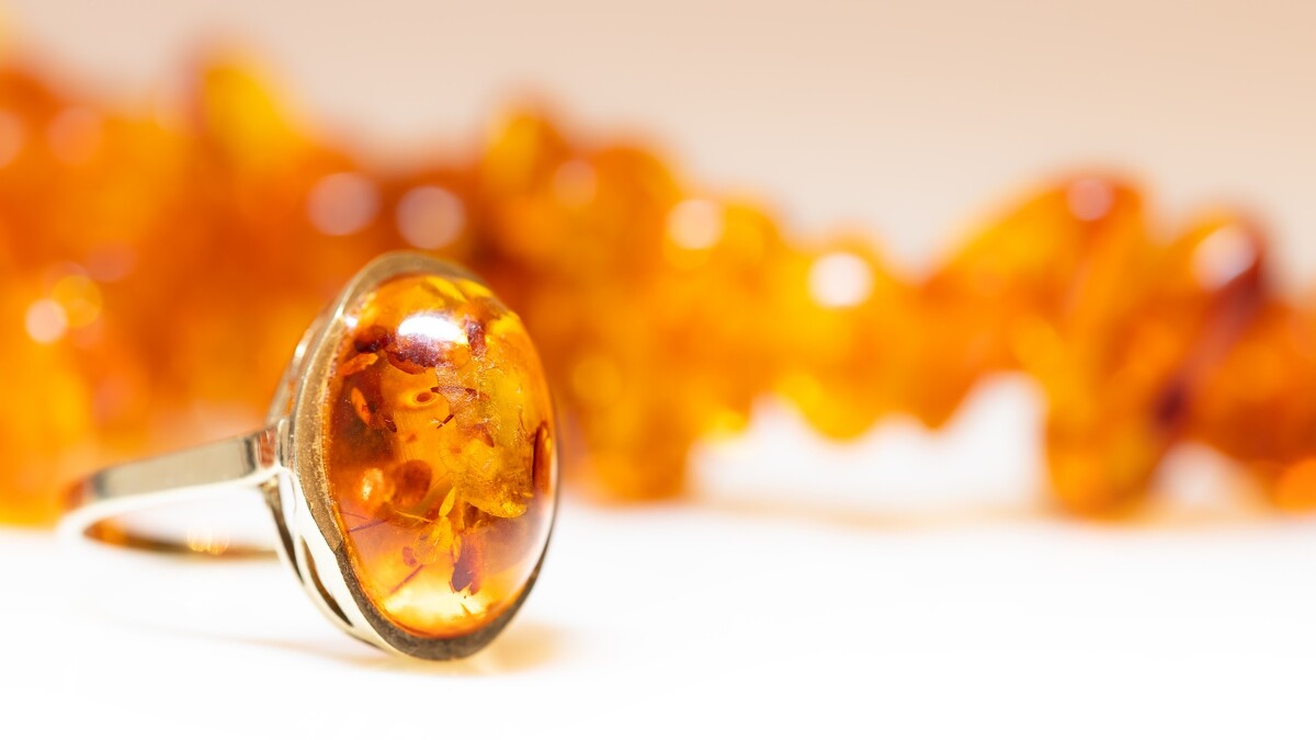 琥珀水晶示意圖