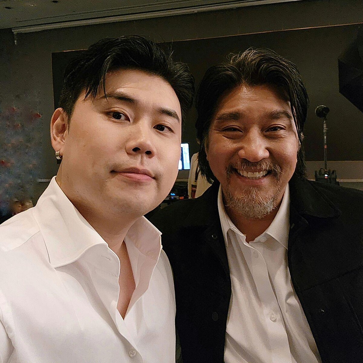 與李愛德華合照。