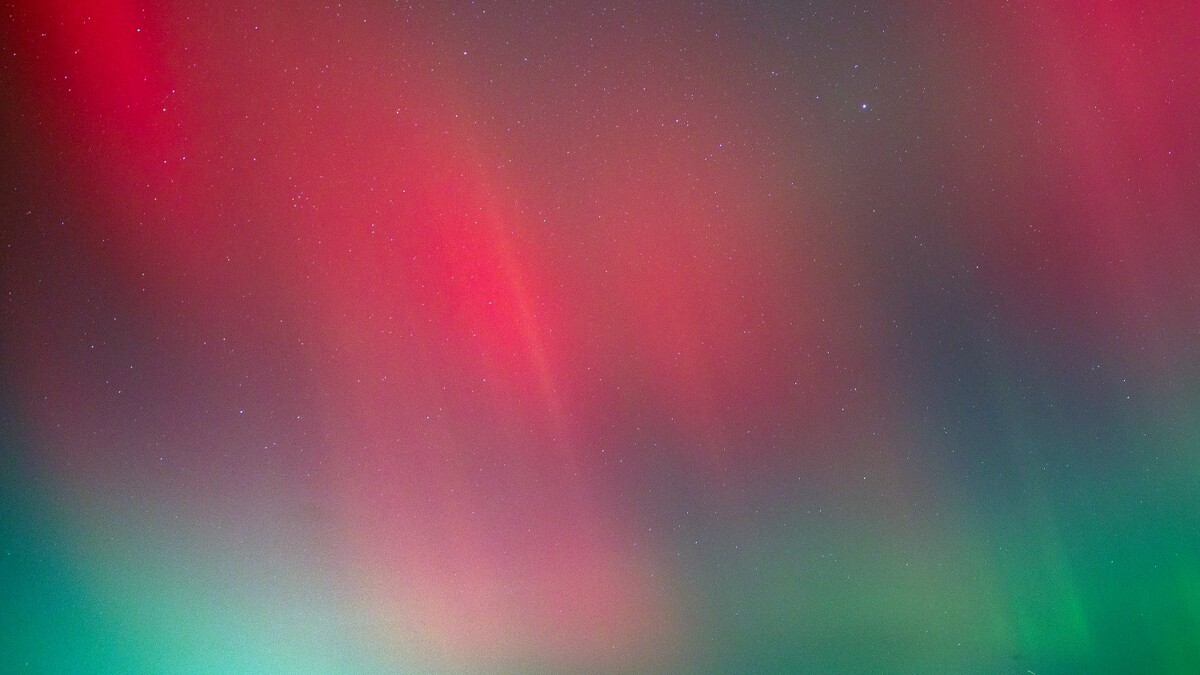 2024/10/10英國赫恩海灣出現極光