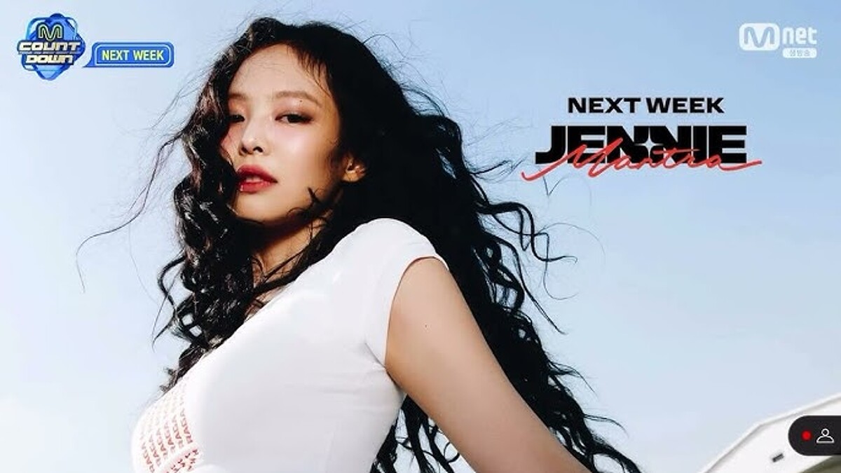 Jennie將登上M Countdown舞台回歸演出