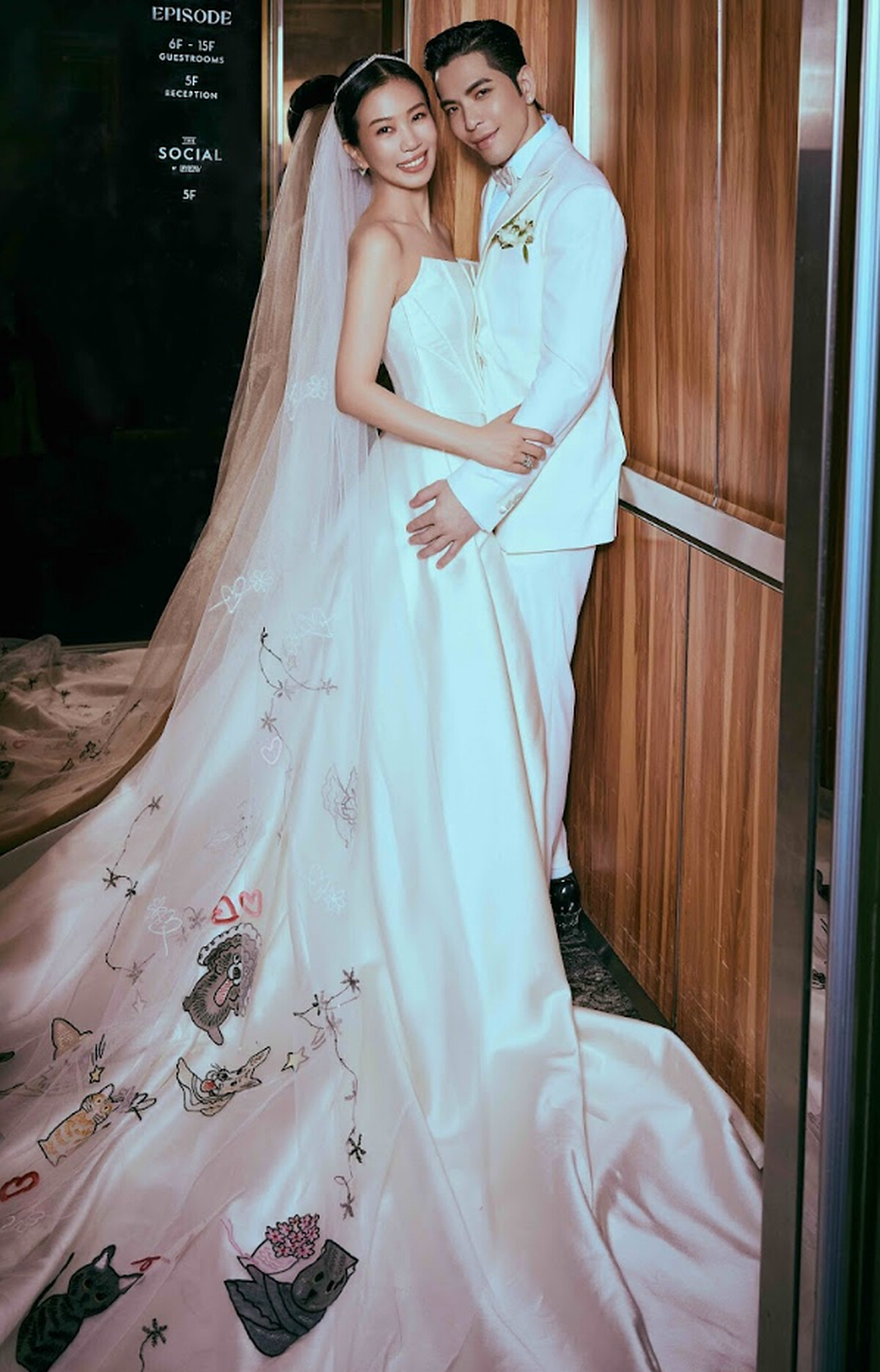 蕭敬騰與Summer婚紗照