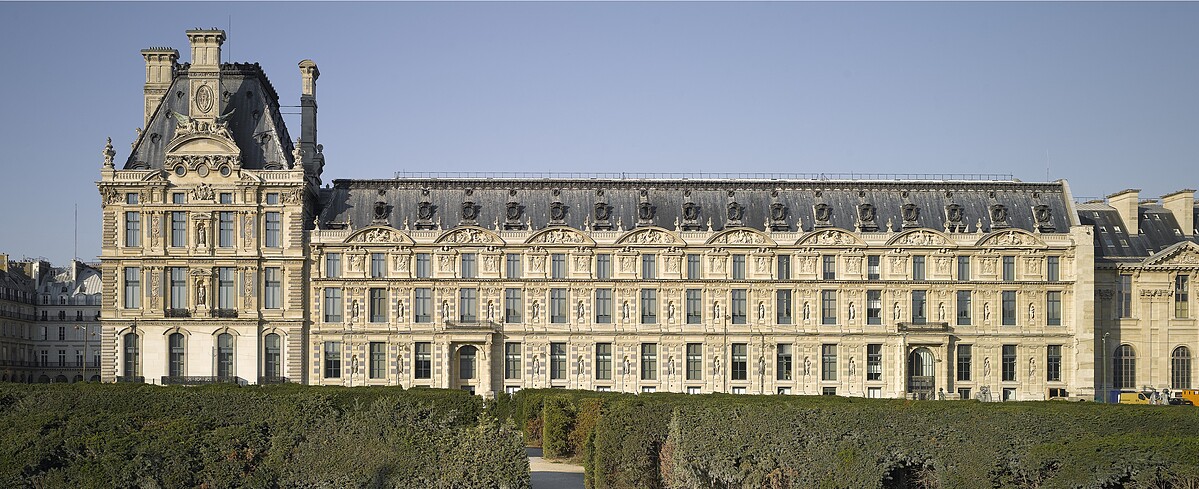 從卡魯塞爾(Carrousel)花園眺望巴黎裝飾藝術博物館_裝飾藝術組織/攝影Luc Boegly