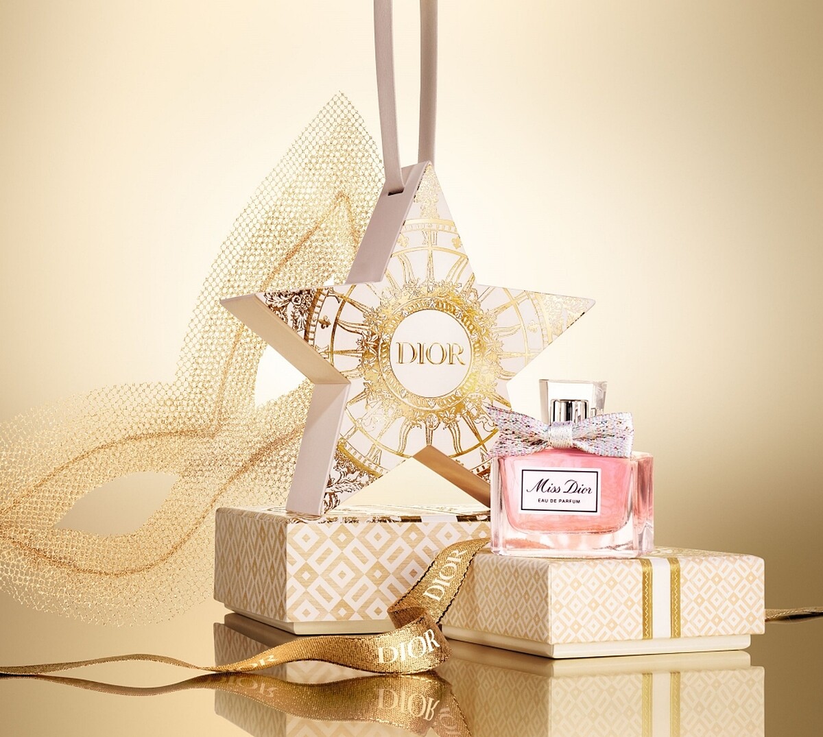 迪奧金燦凡爾賽聖誕香氛精巧版-Miss Dior香氛。