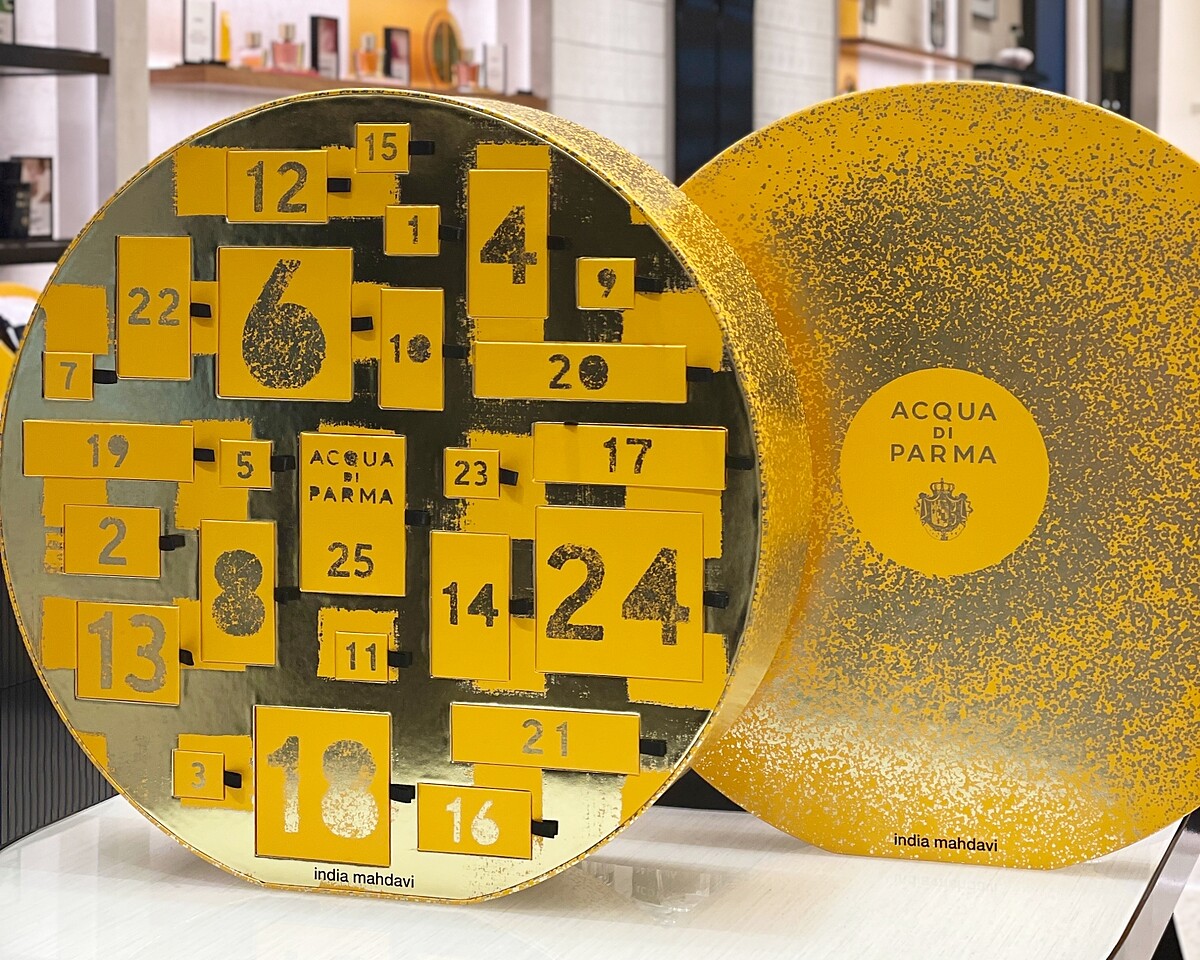 帕爾瑪之水流金璀璨聖誕倒數月曆 實拍