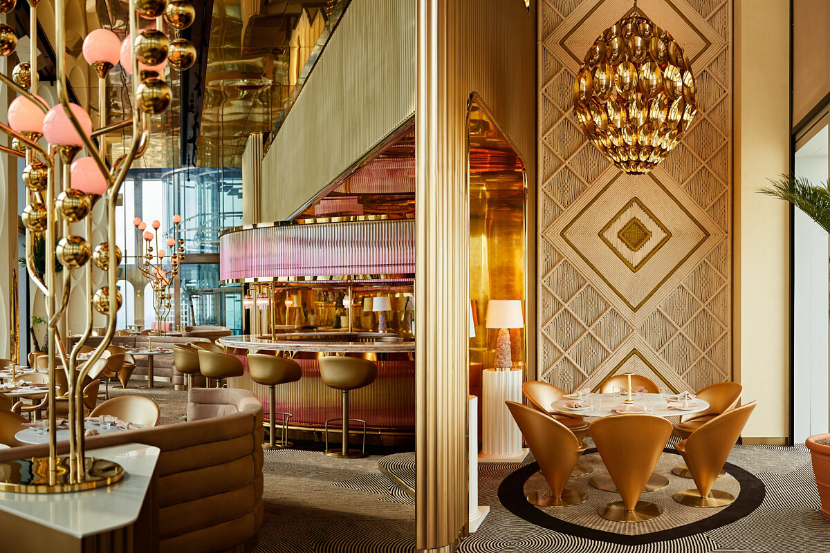 76樓的當代墨西哥料理餐廳「Ojo」。