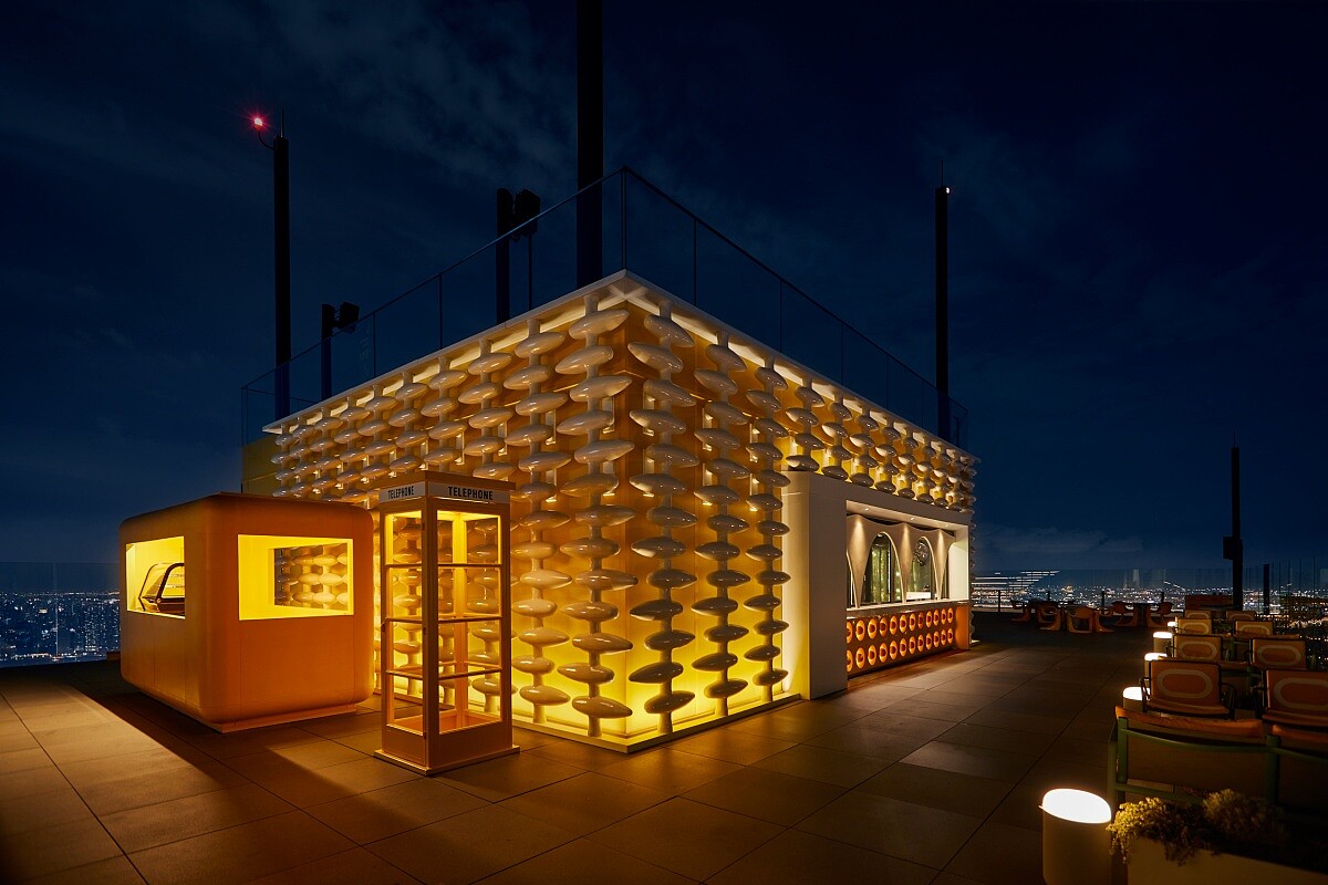 高空酒吧「Sky Beach」。