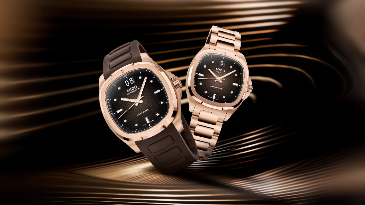 可鹽可甜的風格腕錶新寵—MIDO Multifort TV 35 ，以摩登時尚造型和超貼心實用機能，圈粉有型KOL、女星