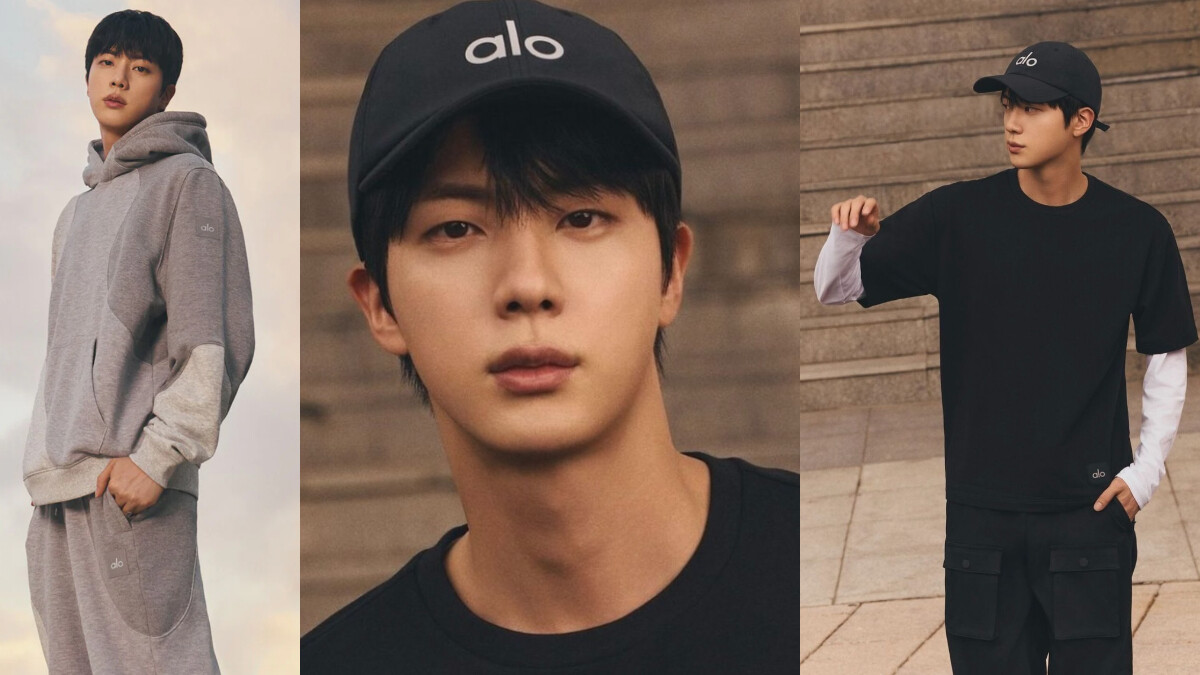 BTS Jin正式成為Alo Yoga全球大使，5件同款＋售價都整理好了