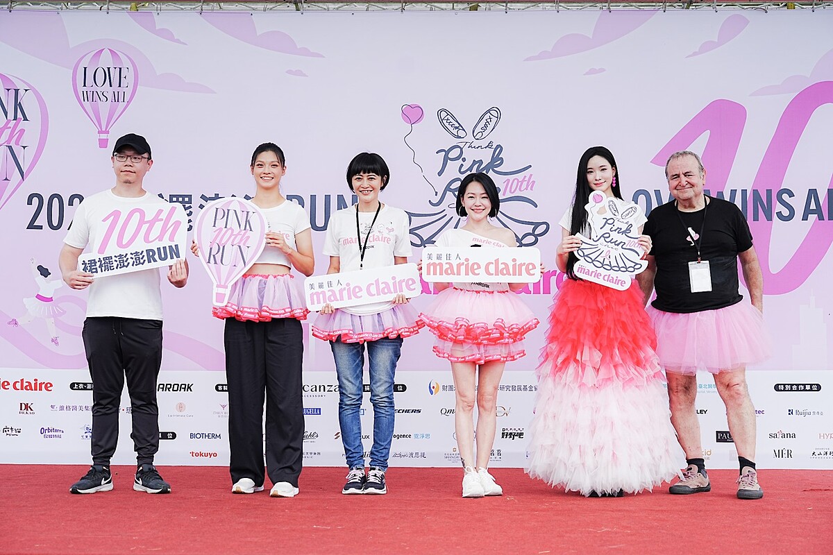 （由左至右）AROAK 執行長 陳泓翰、巴黎奧運女子拳擊銅牌國手(拳擊精靈)-吳詩儀、美麗佳人總編輯-李忻潔、公益大使-小S、Lily、國際美學療癒抗癌攝影家 Bob Carey