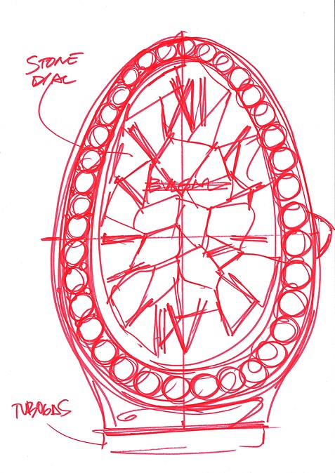 SERPENTI TUBOGAS 安藤忠雄限量腕錶_草稿圖