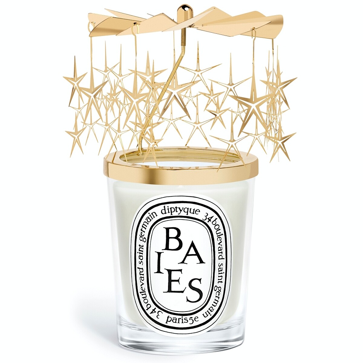 Diptyque 2024限量聖誕旋轉燭罩及漿果蠟燭190g，NT4,500