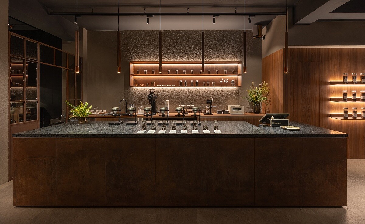 吧台為空間的視覺重心。