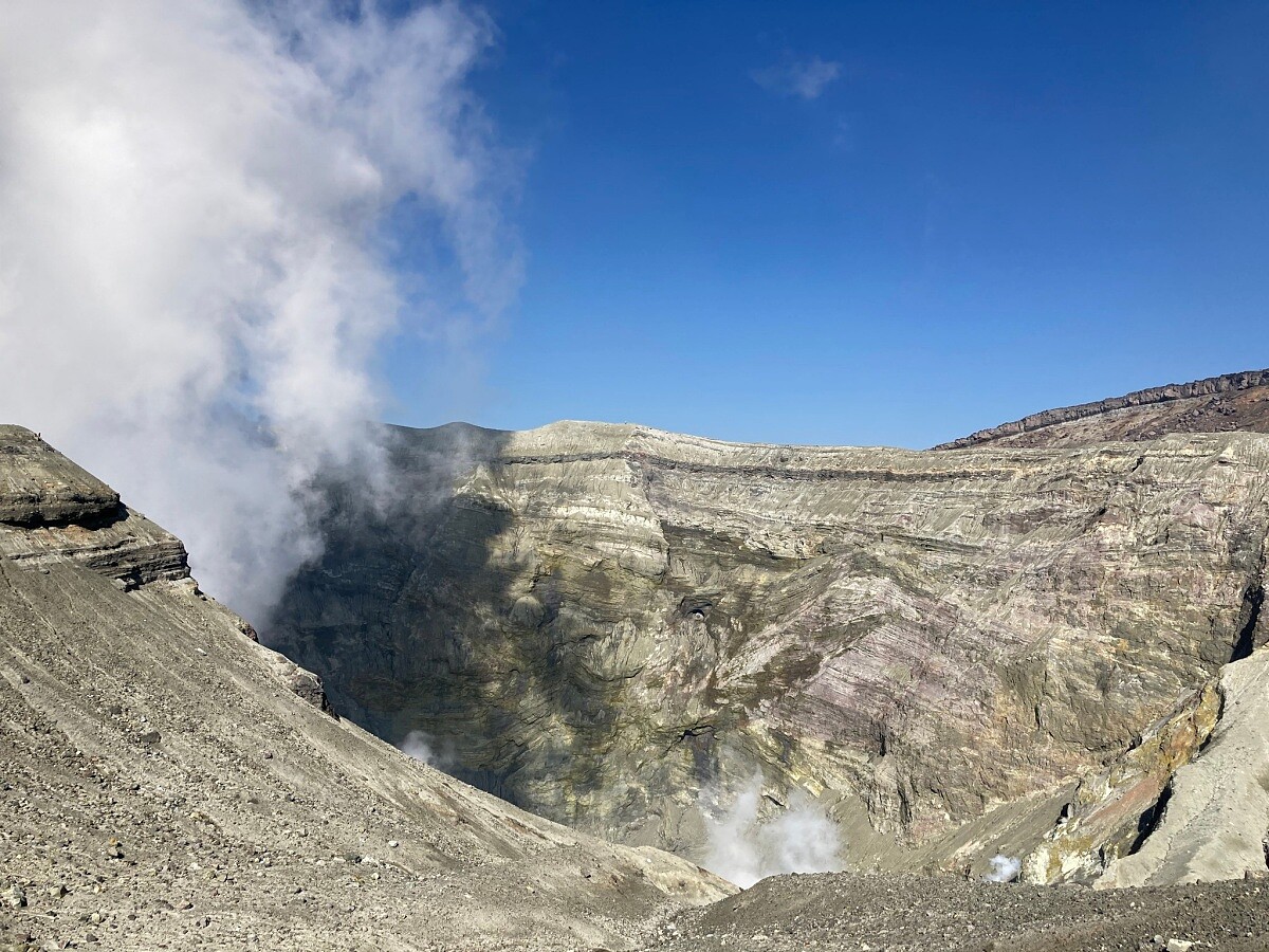 知名的「阿蘇火山」。