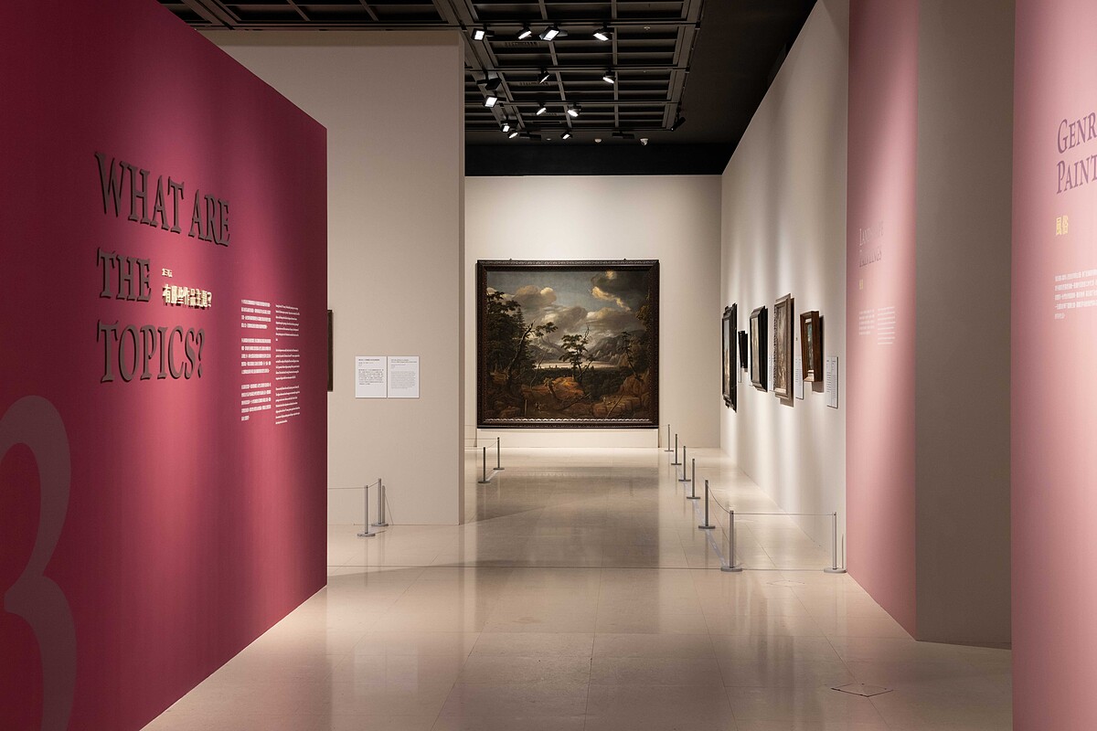 奇美博物館特展《畫師們》單元三「有哪些作品主題？」，展現多元豐富的尼德蘭繪畫。