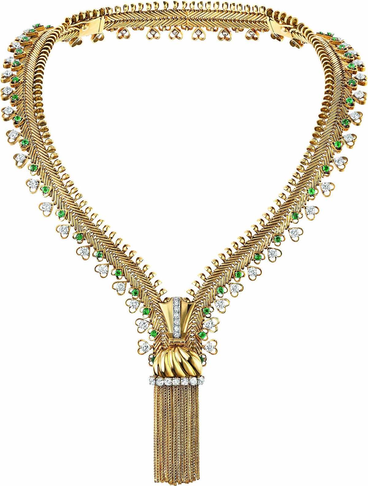 Zip項鍊(1952年)Van Cleef & Arpels Collection。