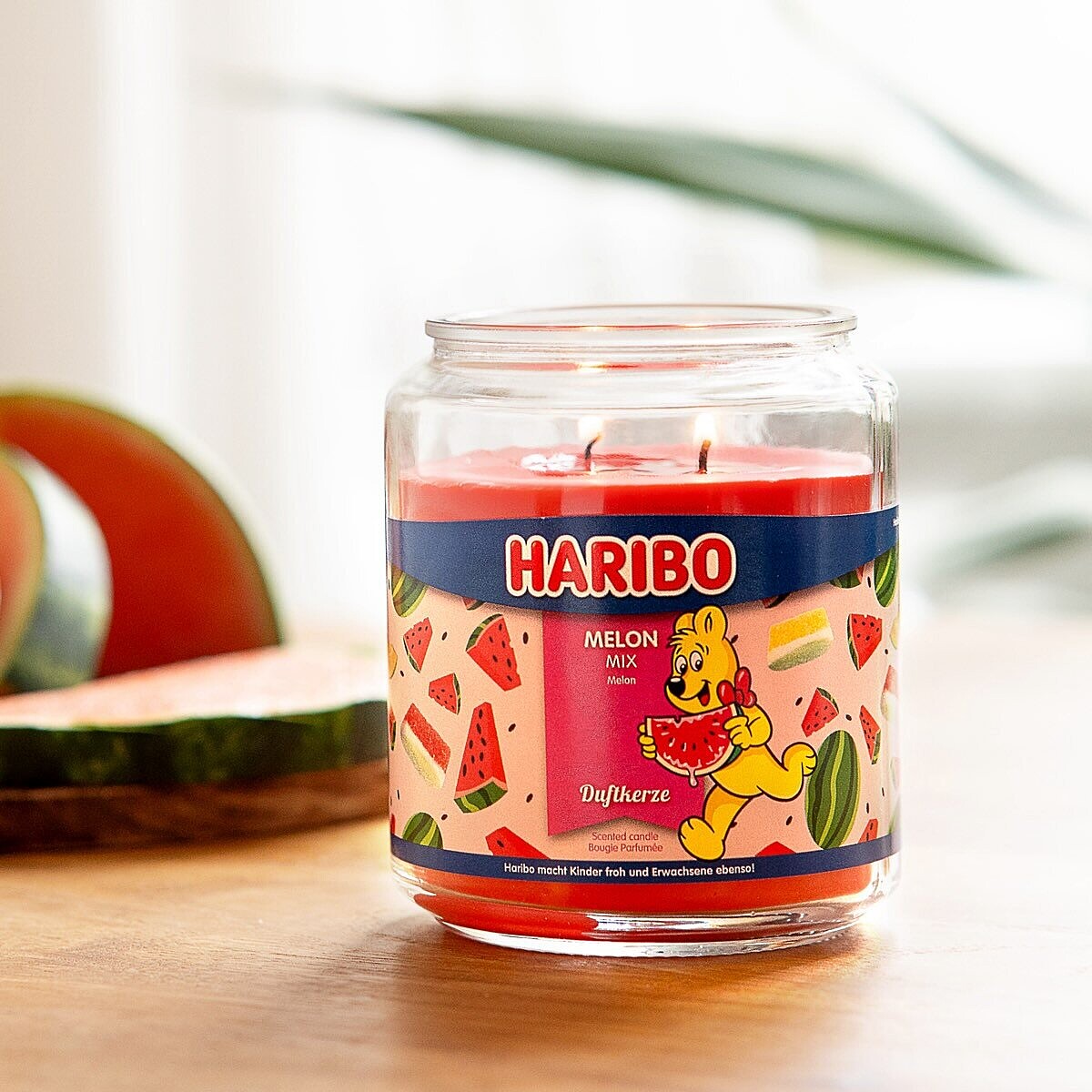 HARIBO香氛蠟燭-Melon Mix西瓜家族85g，NT390、300g，NT690、510g，NT890