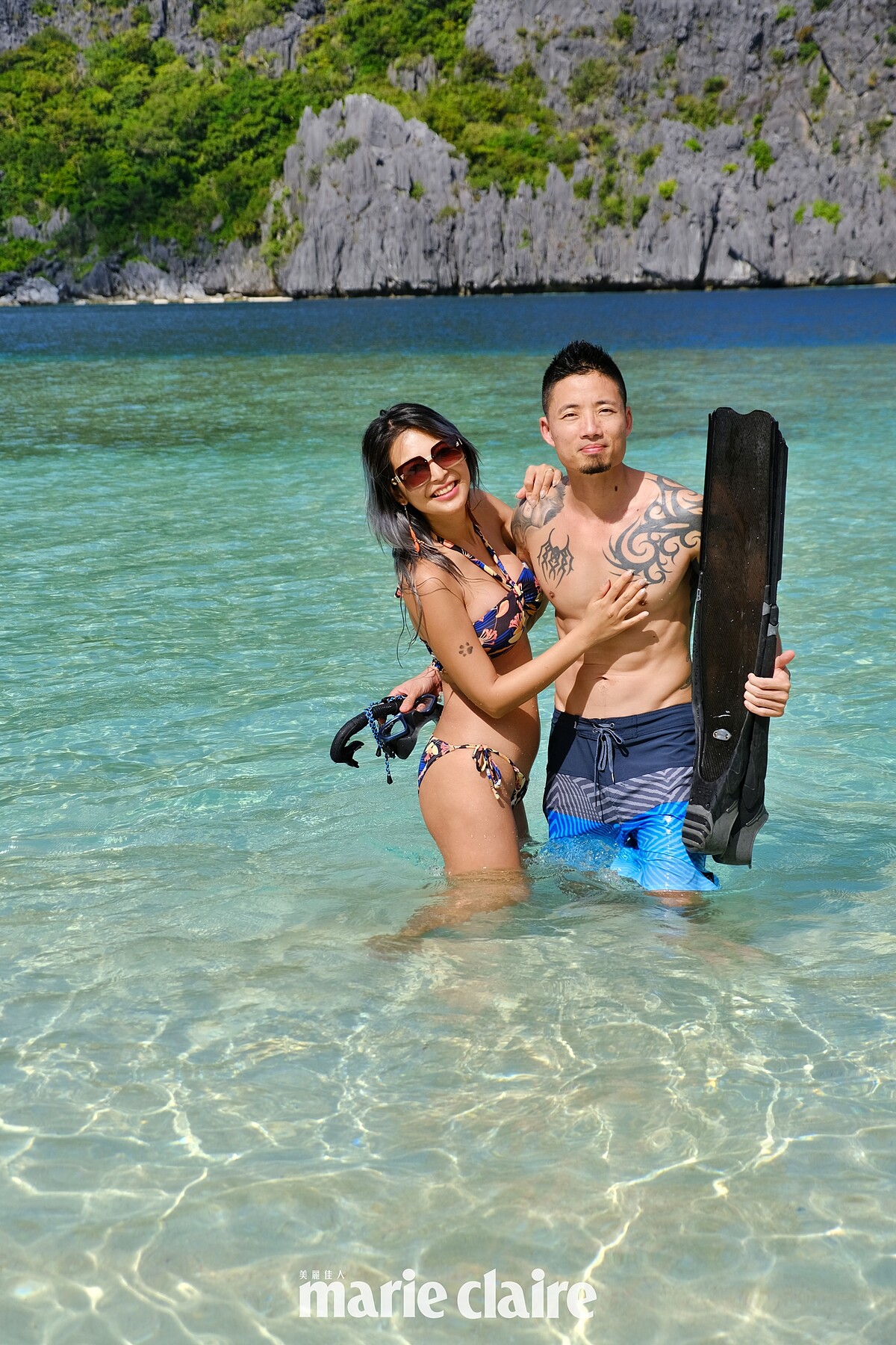 菲律賓巴拉望最大海龜保育中心創辦人 Sylvia 與 H Hotel Group 創辦人與總裁 Henry 夫妻兩人