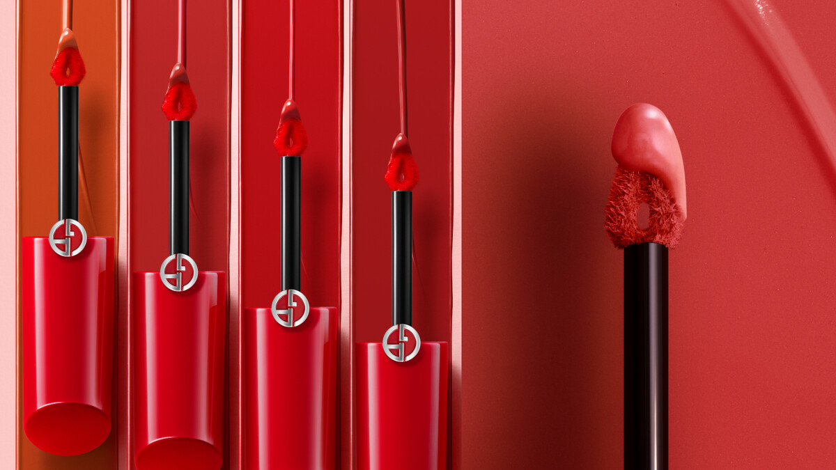 圖片來源：Armani Beauty｜奢華絲緞訂製水唇釉 4ml定價1,600元