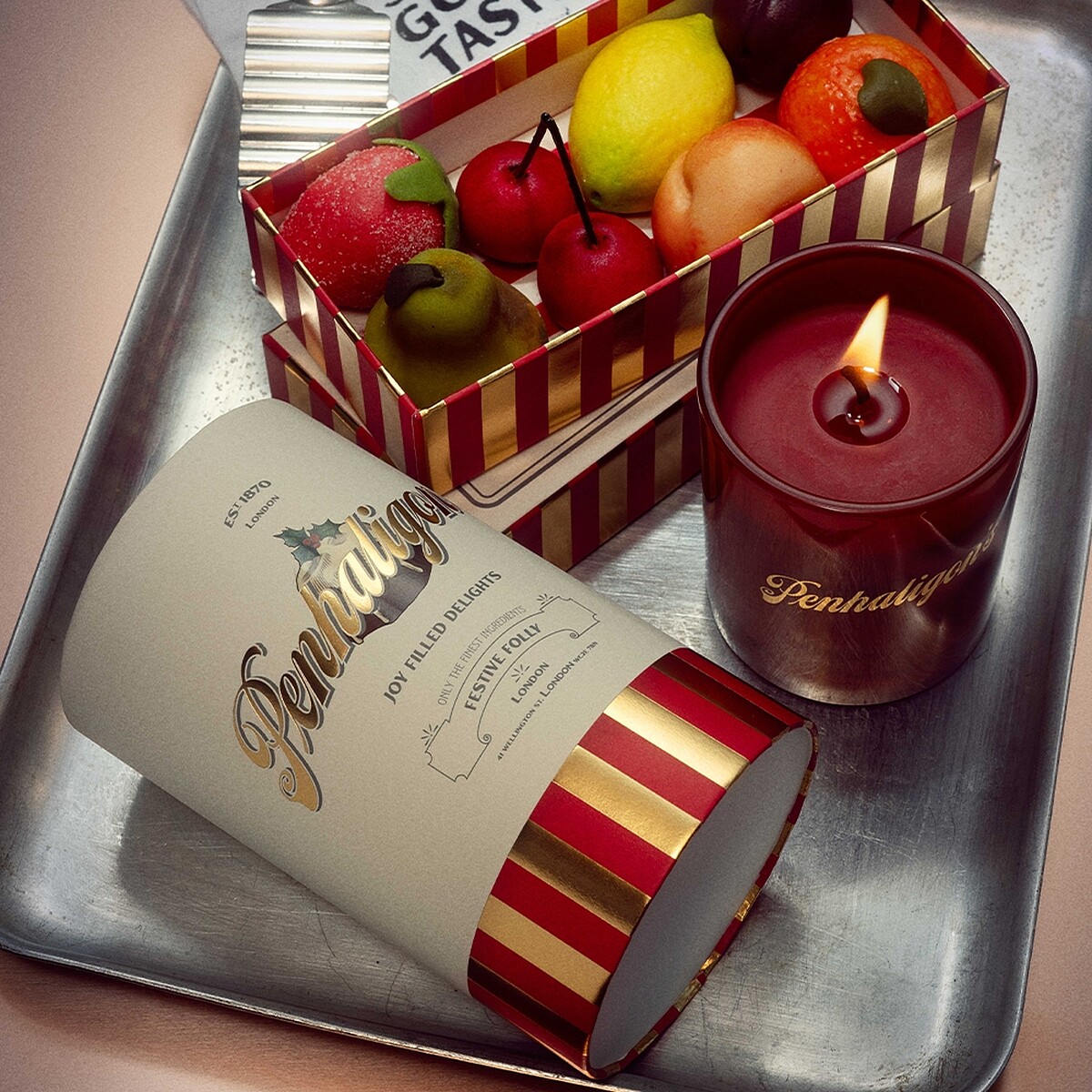  Penhaligon's潘海利根烘焙坊佳節美味禮盒節日限量版香氛蠟燭，NT3,100