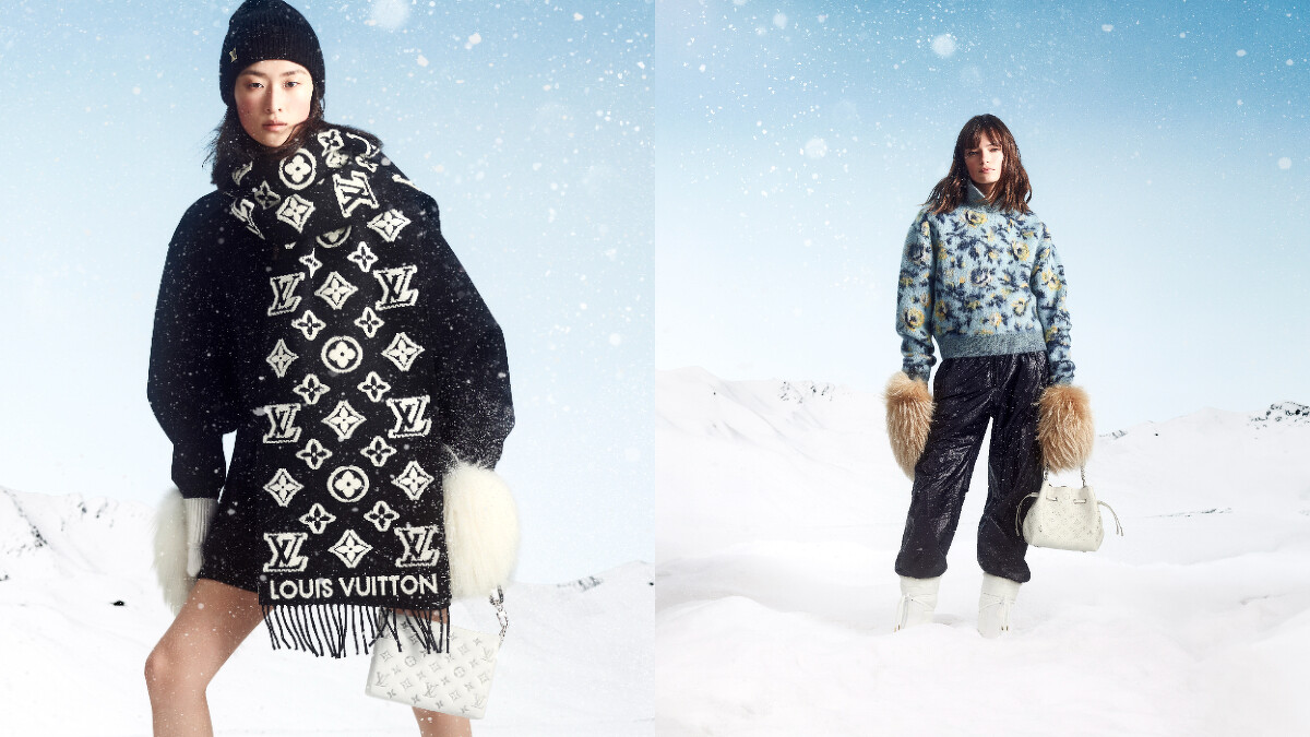 Louis Vuitton推出LV SKI 系列，充滿毛茸茸的冬季保暖材質，時髦又可愛。