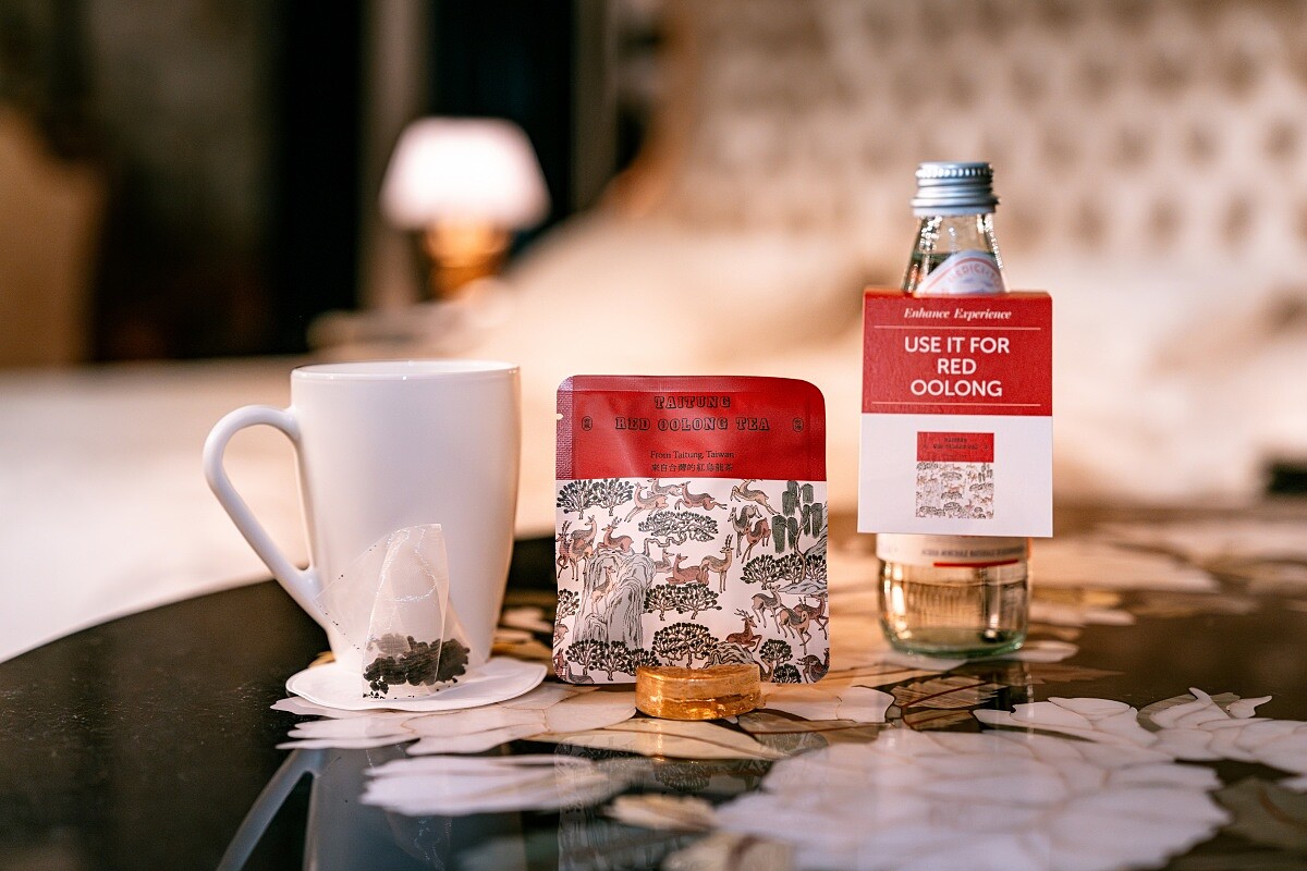 台東紅烏龍進入威尼斯雲水之都飯店，成為房內迎賓茶。