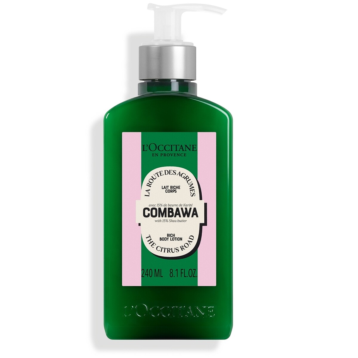 L&rsquo;OCCITANE歐舒丹奇幻之旅卡菲爾乳油木保濕身體乳240ml，NT1,320