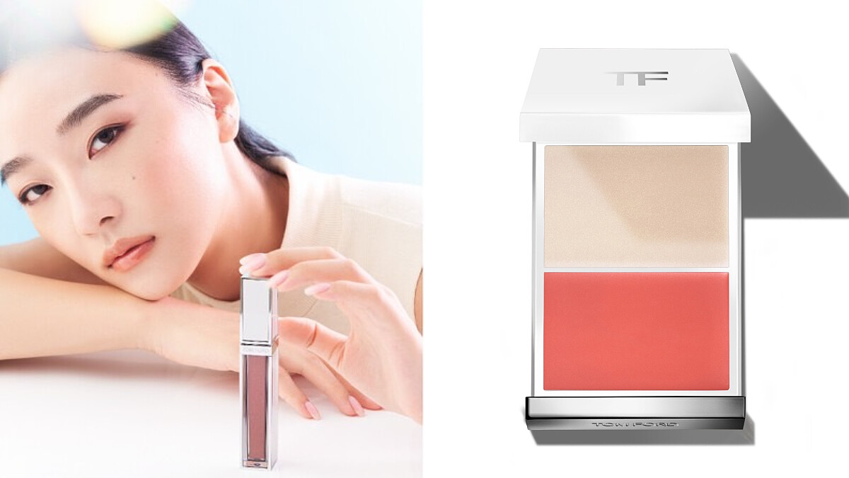 太陽親吻限量設計師奢華水唇萃 #17 Peak Flush(西柚暖橘色調)/ 太陽親吻限定雙效頰彩盤