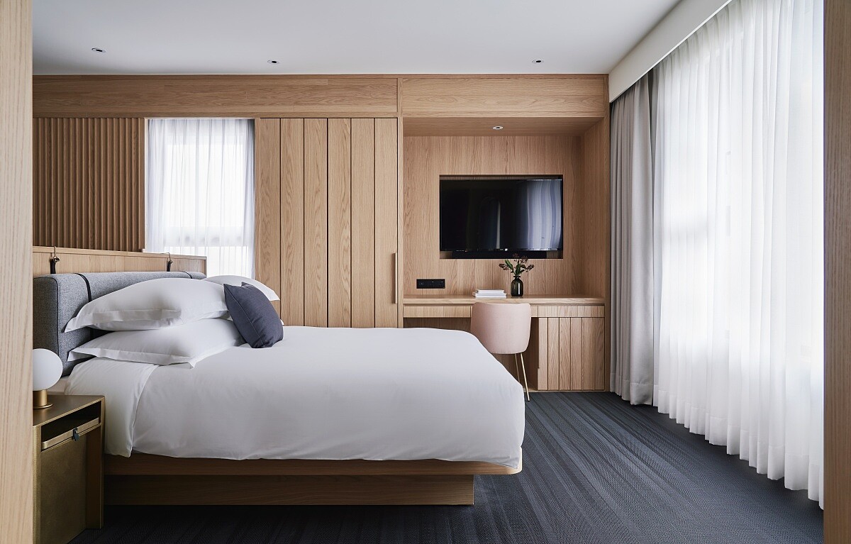 大安套房為18坪空間。