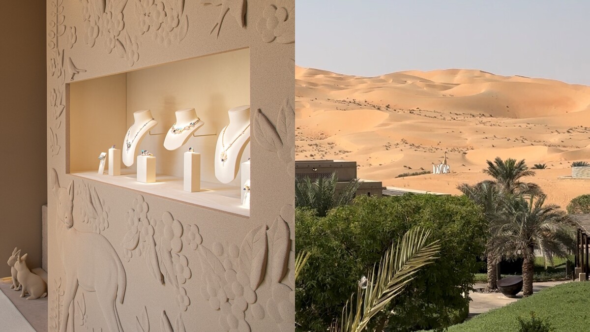在沙漠參加珠寶發表？Diorama &amp;amp; Diorigami系列高級珠寶新作直擊
