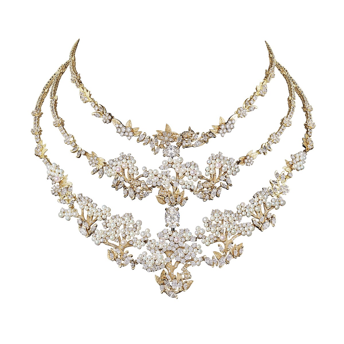 Diorama For&ecirc;t Blanche鑽石項鍊