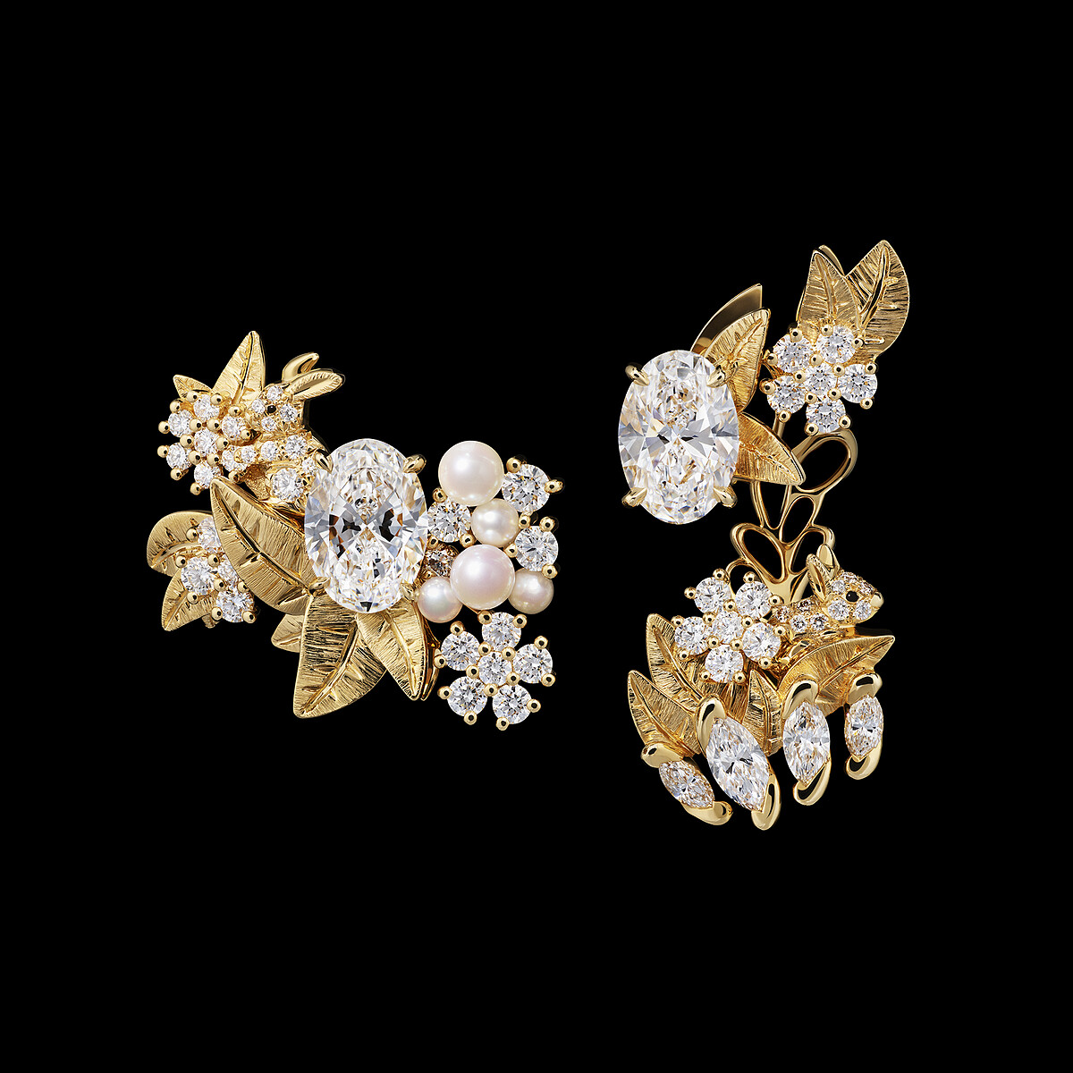 Diorama For&ecirc;t Blanche鑽石耳環