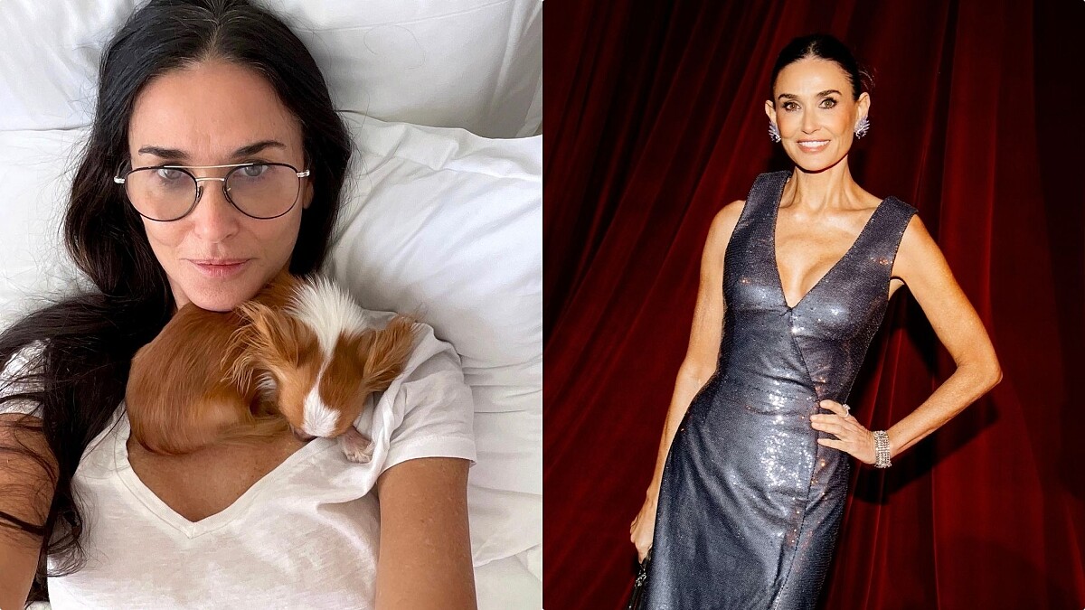 62歲黛咪摩爾：最重要的保養秘訣其實是好好照顧自己！不過度保養、不過量運動反而狀態更好