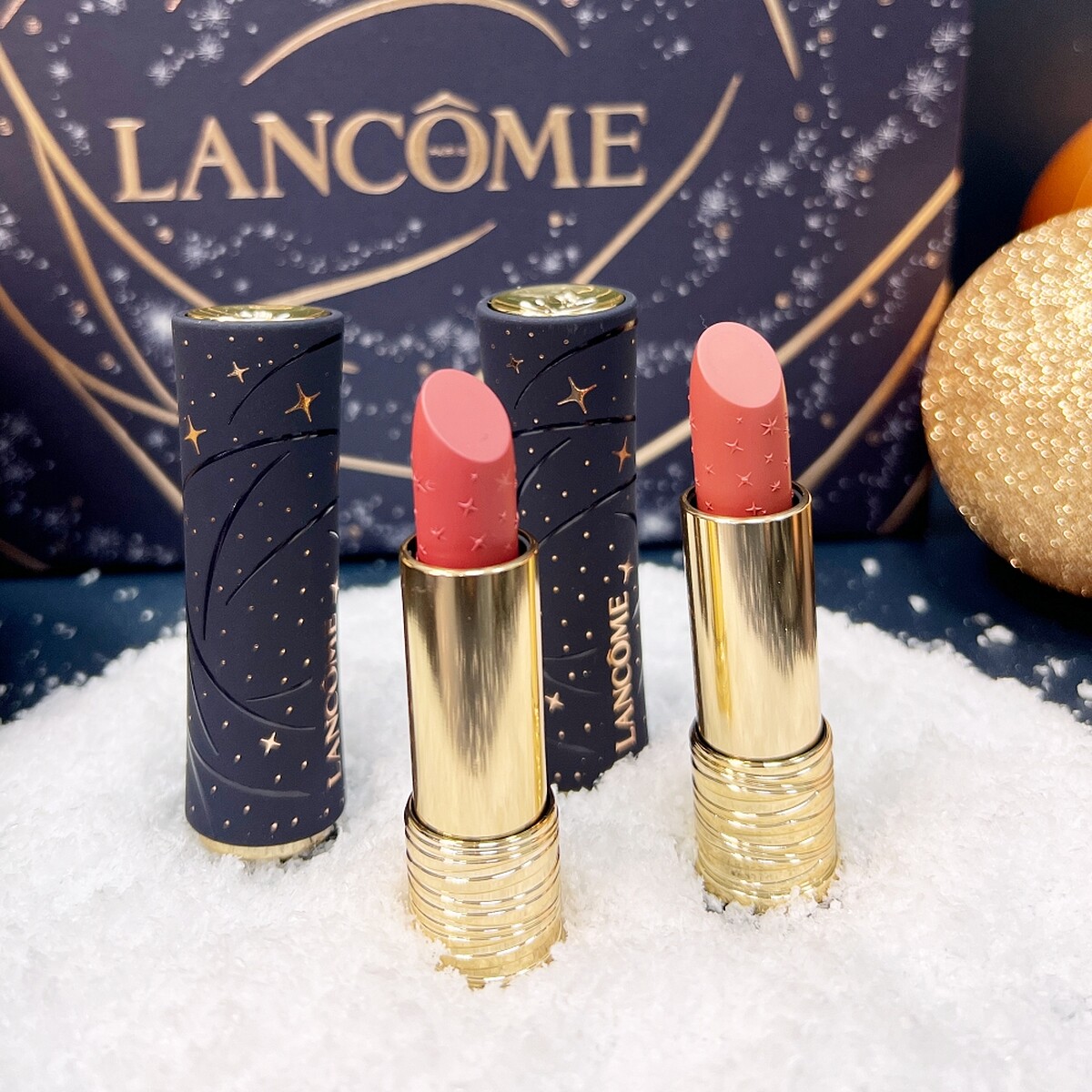 蘭蔻絕對完美柔霧唇膏2024聖誕限量版(#220、#273)，NT1,480