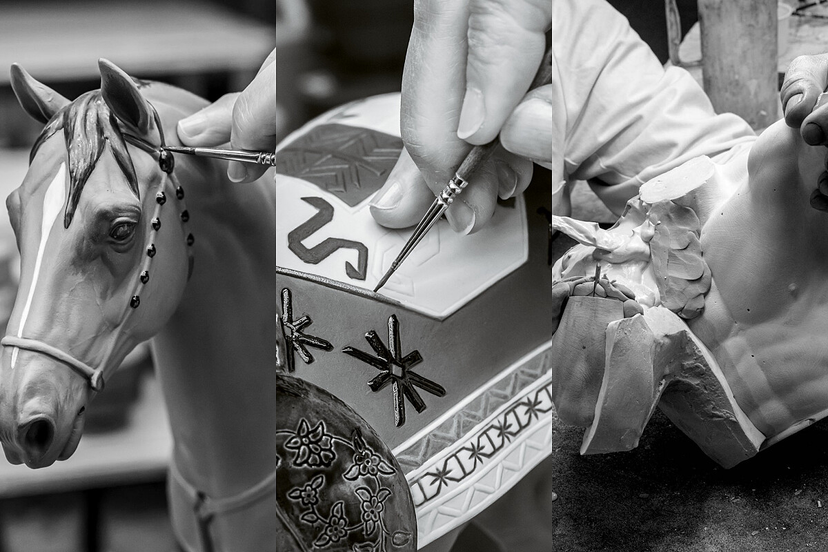 「LLADR&Oacute;」雅緻瓷偶擁有知名的「一次燒」工藝。