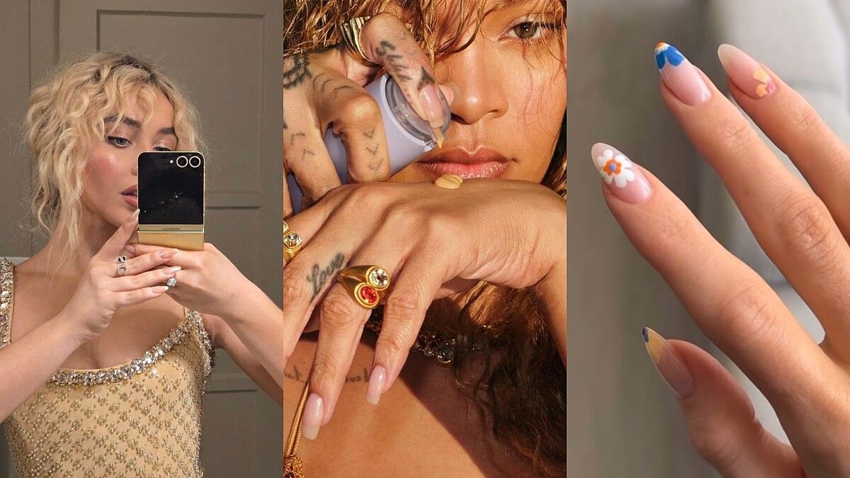 從蕾哈娜到Hailey Bieber:2024年必試的12款名人美甲款式推薦!