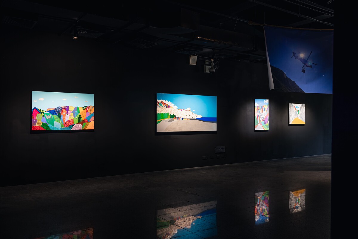 盧俊翰《地鳴後滄桑》，2018-2024，共11幅畫作，尺寸依場地而定，圖檔由哇大創意提供。