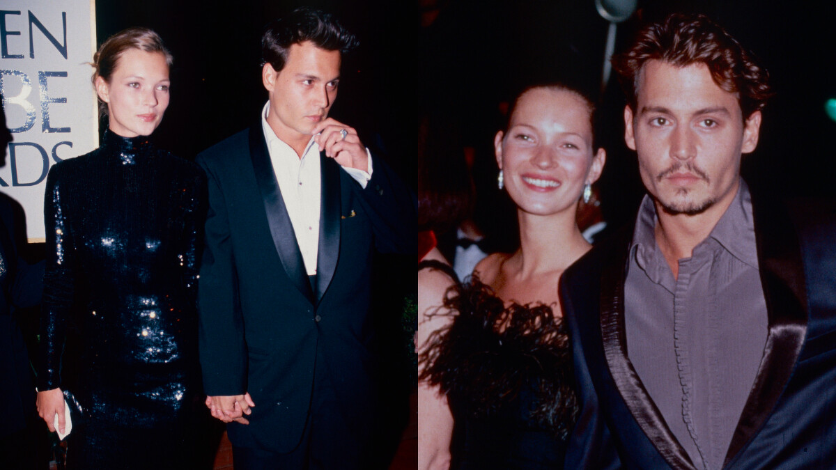 Kate Moss與強尼戴普談過一場轟動一時的戀情。