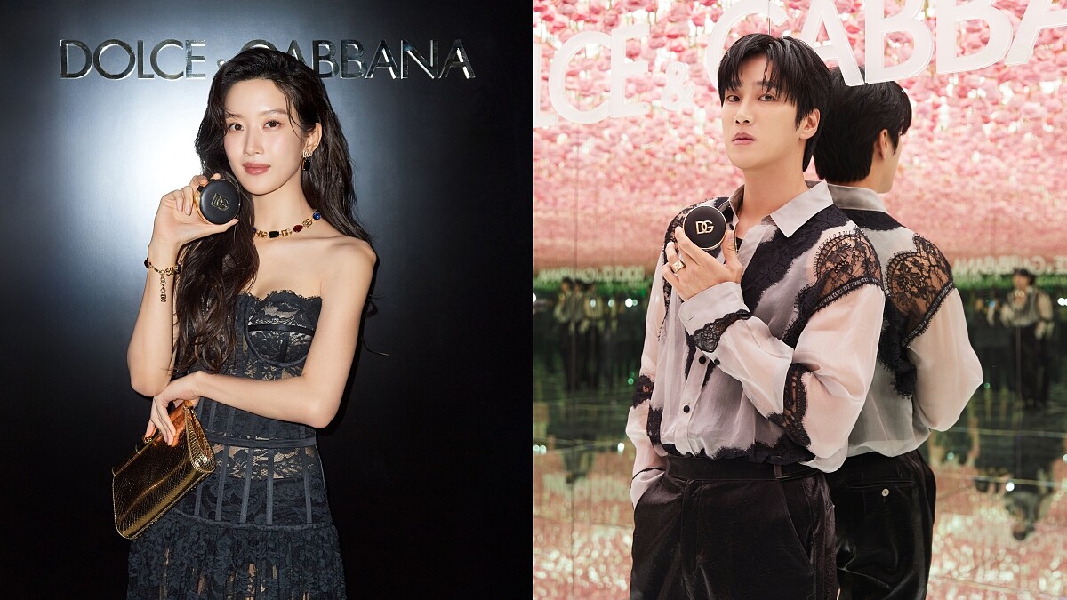 首爾直擊 Dolce&amp;amp;Gabbana Beauty玫瑰水光氣墊發佈會！文佳煐、安普賢、金永大、IVE都出席⋯
