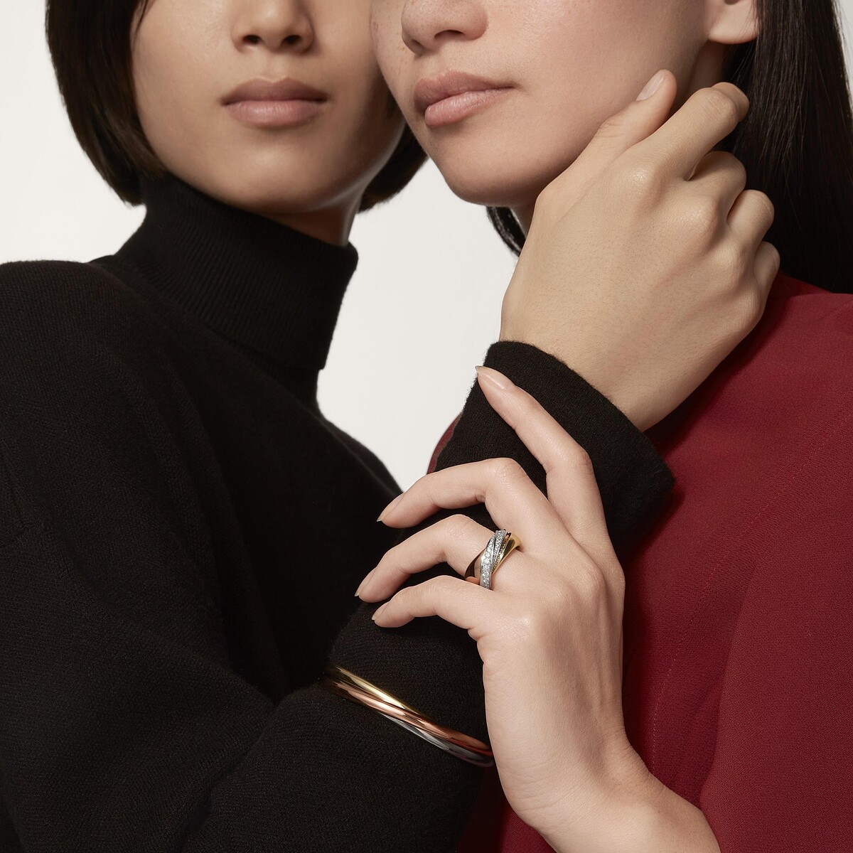 Trinity三環戒指 一款多種配戴