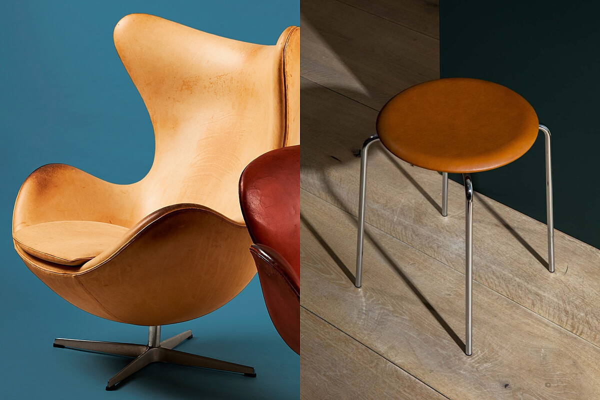 Arne Jacobsen 著名的「Egg&trade; 」與「Dot&trade;」。