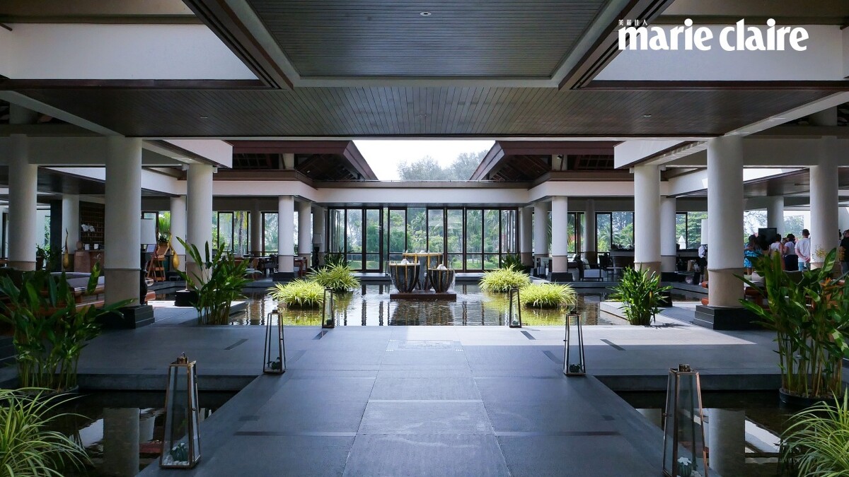 普吉島悅榕莊大廳呈現濃厚渡假氛圍