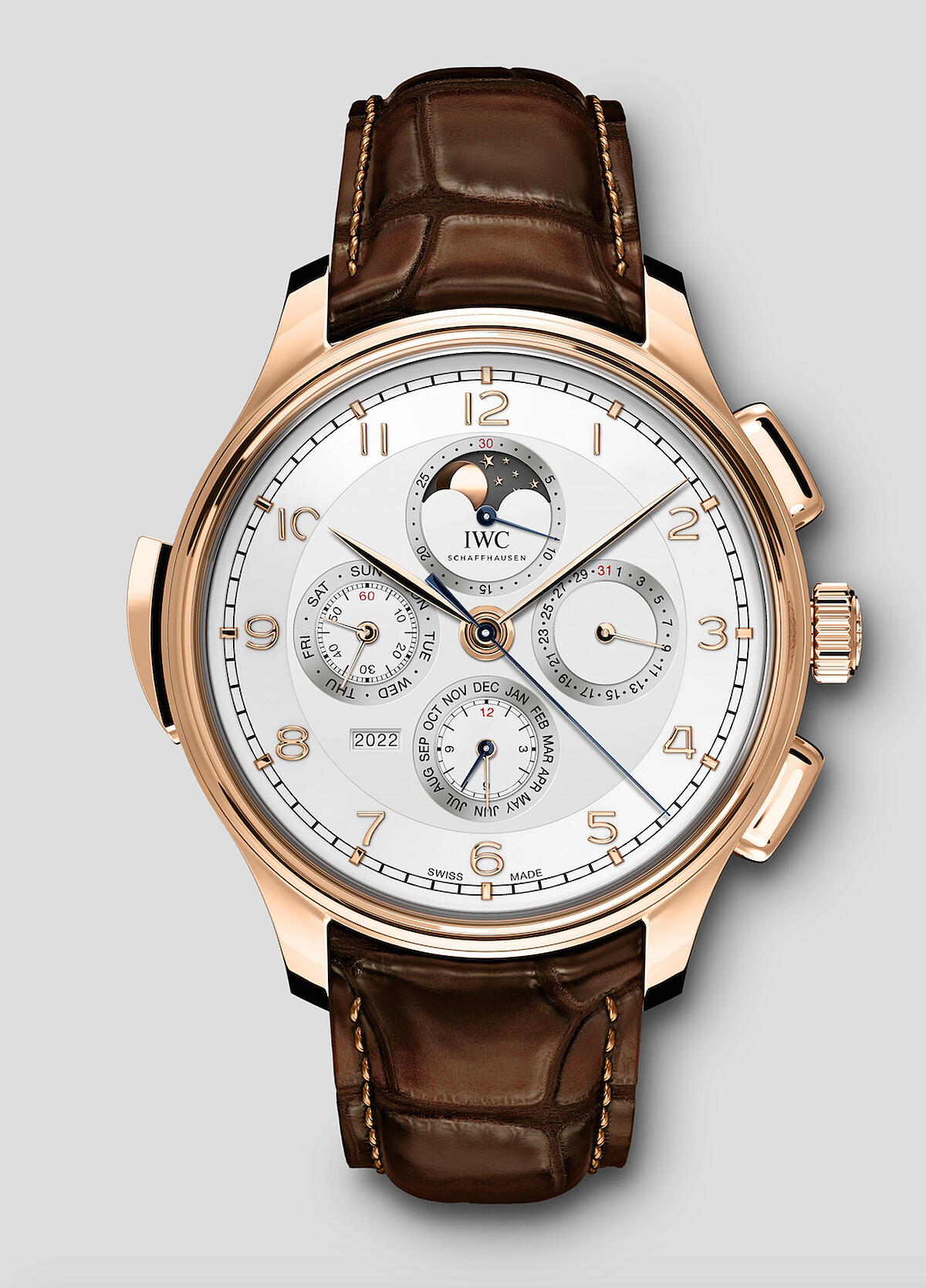 葡萄牙系列超卓複雜型三問腕錶，IWC。